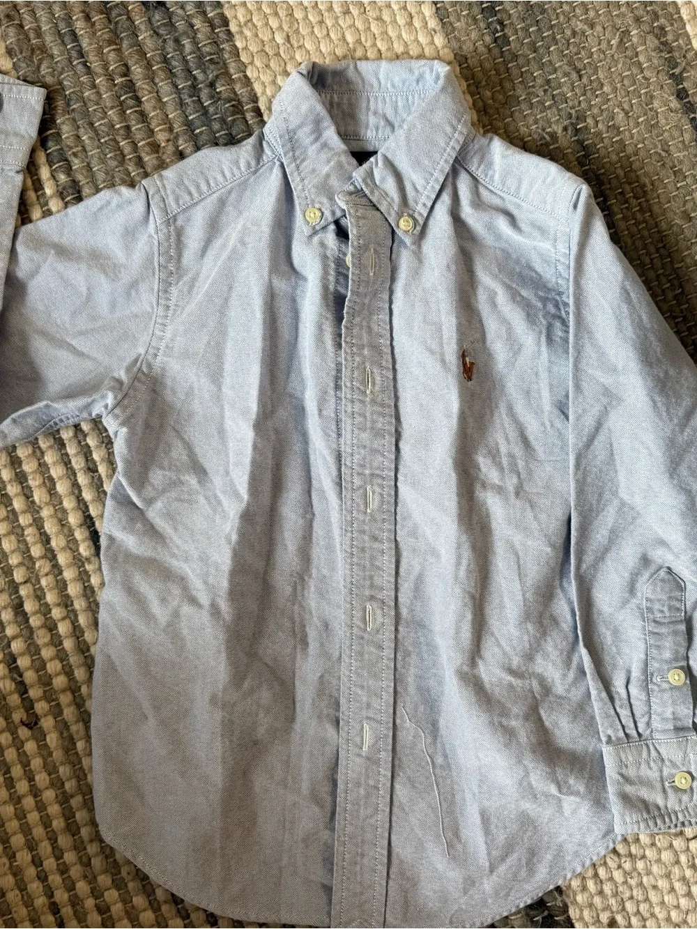 Ralph Lauren Light Blue Button-Down Oxford Shirt